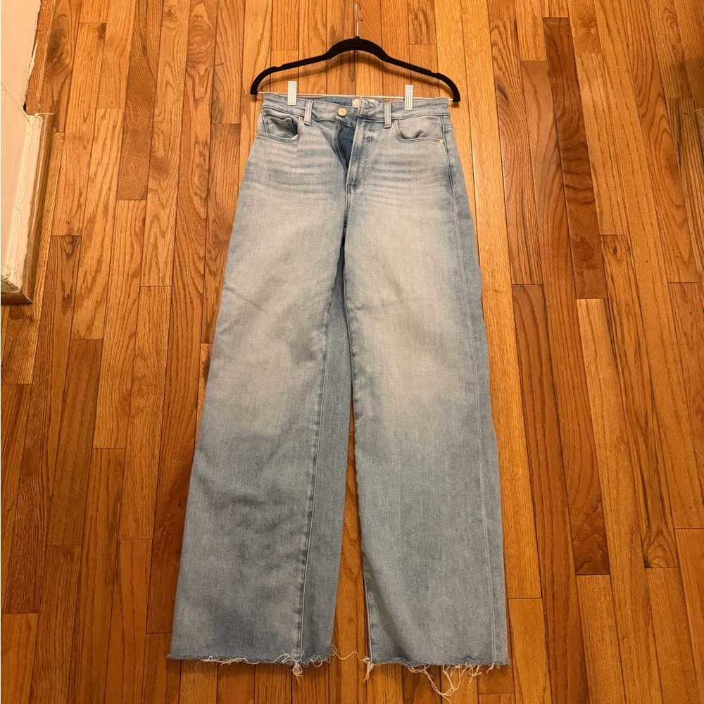 PAIGE Anessa 31’ Light Wash Wide Leg Jeans